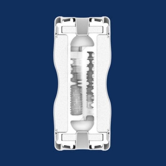 Masturbateur TENGA Premium Dual Sensation Cup pré-lubrifié TPE Bleu Or