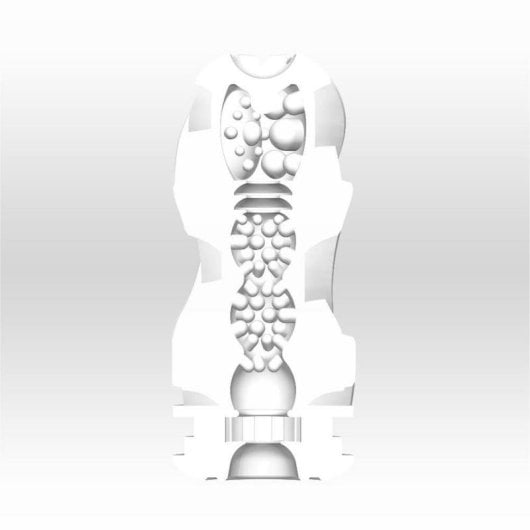 Masturbador masculino Tenga AIR-TECH ULTRA plateado no desechable TPE 181 mm