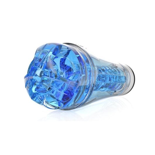 Masturbador Fleshlight Flight Commander Neutral Silicone Azul Claro Transparente