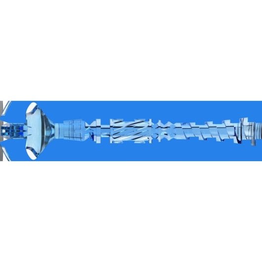 Masturbador Fleshlight Flight Commander Neutral Silicone Azul Claro Transparente