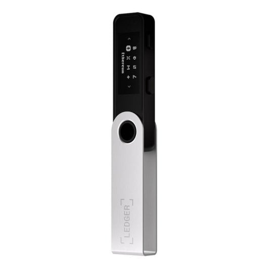 Monedero offline Ledger Nano S Plus USB Type-C Preto Prata para Bitcoin Ethereum NFT