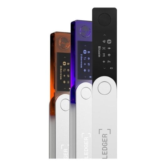 Monnaie Ledger Nano X Sécurité Bluetooth USB Type-C Écran Noir Argent