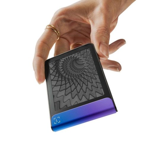 Offline-Wallet Ledger Flex E Ink Bluetooth USB Schwarz Blau 56,5x7,7 mm