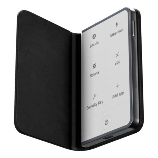 Monedero Ledger Stax Crypto E Ink Bluetooth USB Type-C 54 mm Preto Branco