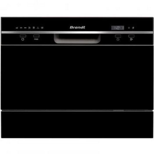 Lave-vaisselle Brandt DFC6519B 6 couverts F Compact Noir fonctions AquaStop