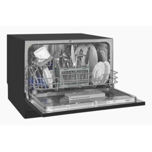 Lavavajillas Exquisit GSP206-030D 6 Servicios D con apertura automática y bloqueo infantil