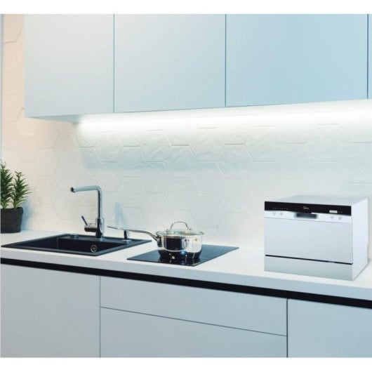 Lavavajillas Midea MTD55S101W-ES 6 Serviços F Filtro Antibacteriano Secagem Rápida