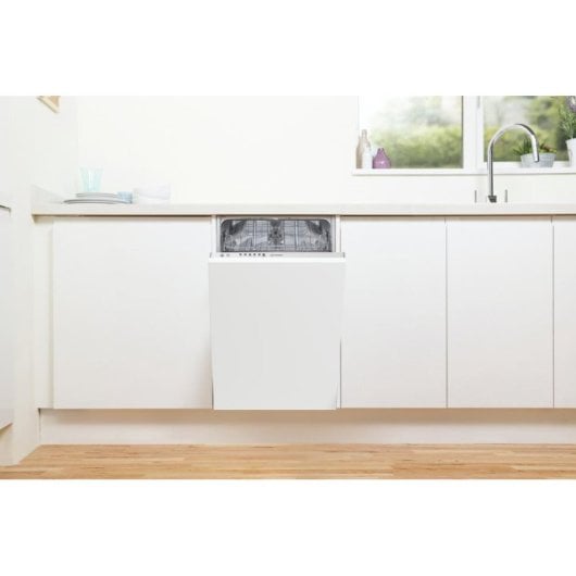 Máquina de Lavar Loiça Indesit DI9E 2B10 9 Conjuntos Classe F Slimline 45 cm Integrável