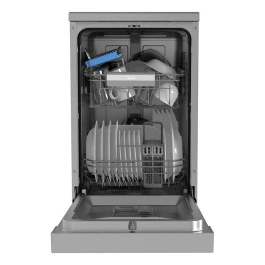 Lavavajillas Midea MDWEF1034CSS-WG-EU 10 Cubiertos E WiFi Filtro Antibacterias