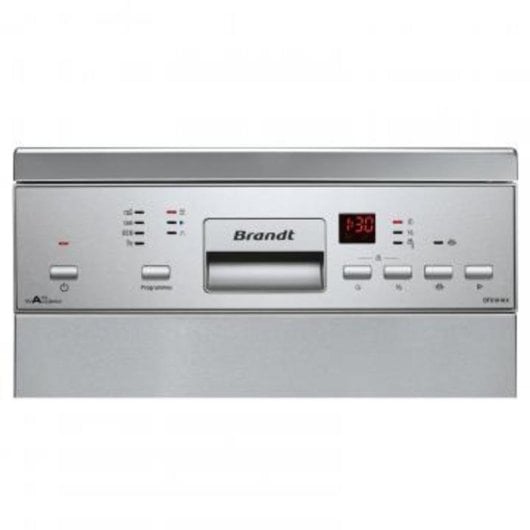 Lave-vaisselle Brandt DFS1010X 10 couverts A+++ Inox LED départ différé