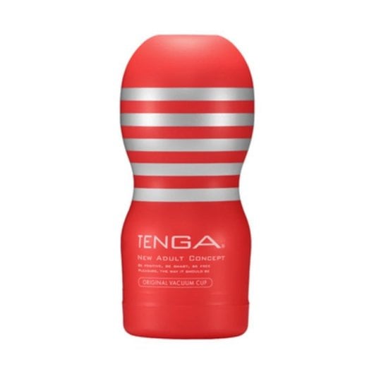 Masturbateur masculin TENGA Original Vacuum Cup effet aspiration TPE 69x155 mm