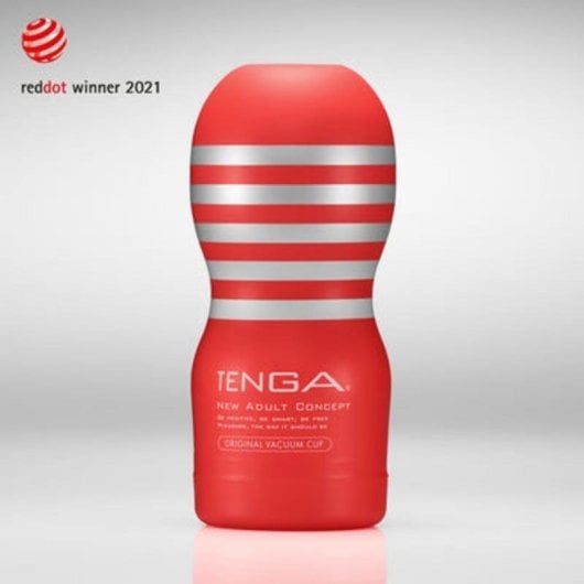 Masturbateur masculin TENGA Original Vacuum Cup effet aspiration TPE 69x155 mm