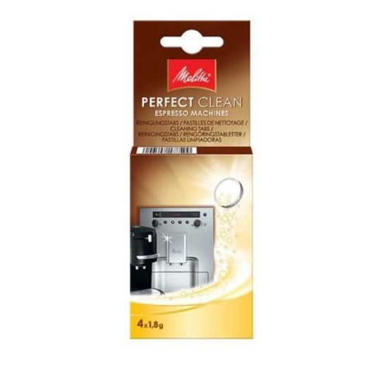 Limpiador de cafeteras Melitta Perfect Clean Tabletas 1,8 g 4 unidades