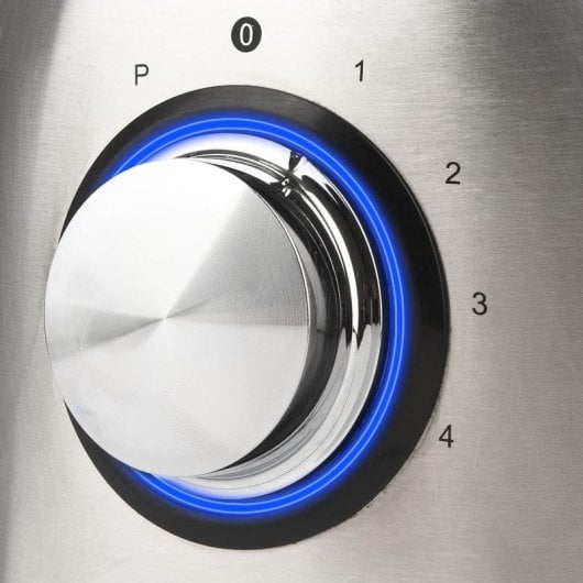 Standmixer G3Ferrari VORTICE 1,5L 1000W Edelstahl Glasbehälter Ice-Crush-Funktion