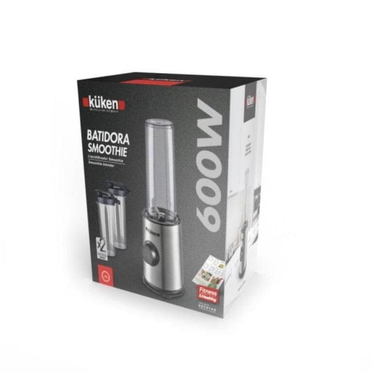 Licuadora Küken 38806 0,8 L 600 W Inox Base Antiderrapante Função Impulso