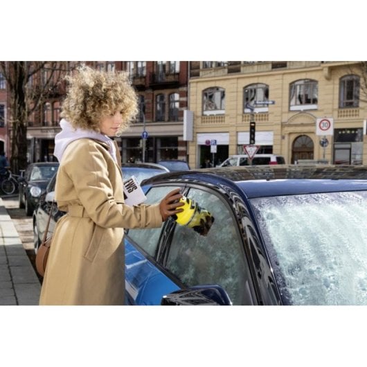 Raclette à glace Kärcher EDI 4 batterie Li-Ion pour pare-brise voiture