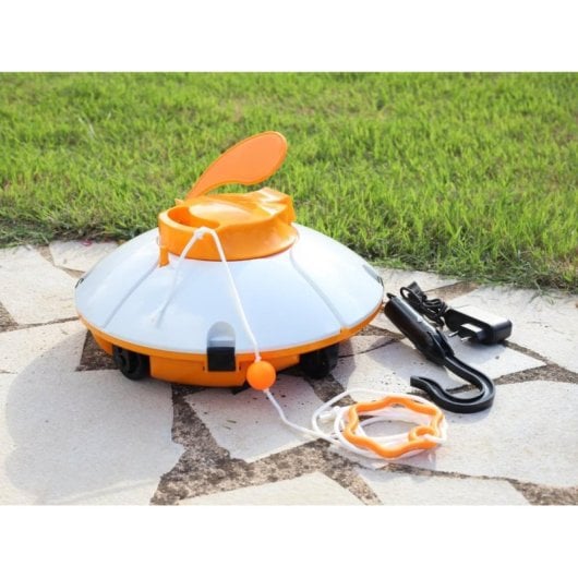 Aspirador de piscina Bestway 12702O robot inalámbrico 2600 mAh filtro 180 µm