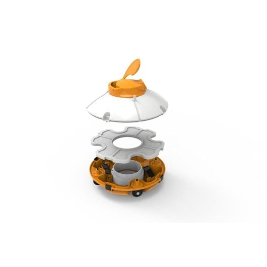 Aspirador de piscina Bestway 12702O robot inalámbrico 2600 mAh filtro 180 µm