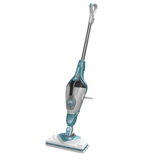Nettoyeur vapeur BLACK & DECKER Steam-Mop 0,5 L 1600 W Bleu Blanc câble 6 m