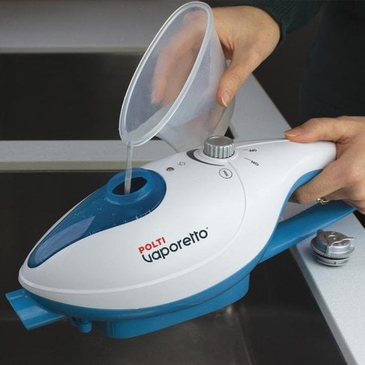 Limpa a vapor Polti Vaporetto SV220 portátil 1300W 0,32L azul/branco
