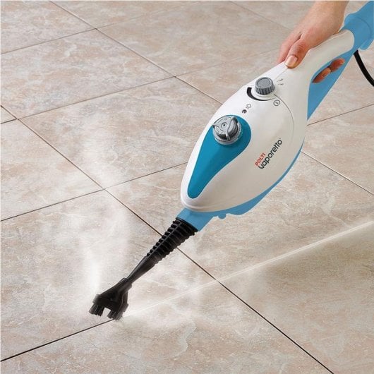 Limpa a vapor Polti Vaporetto SV220 portátil 1300W 0,32L azul/branco