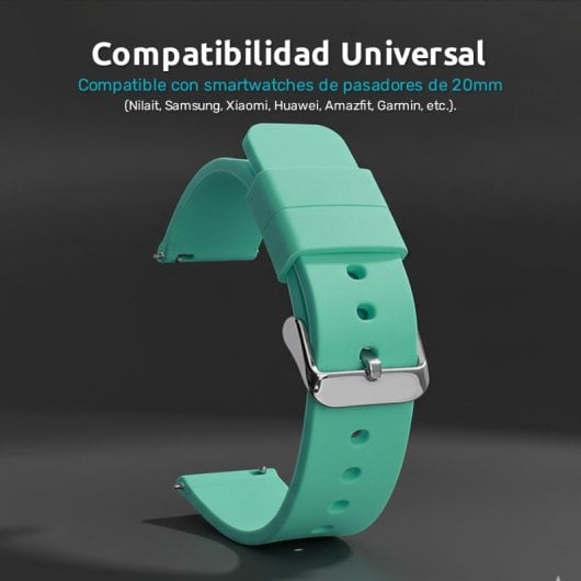 Kit de bracelet pour montre connectée Nilait Strap Pack Color 20 mm