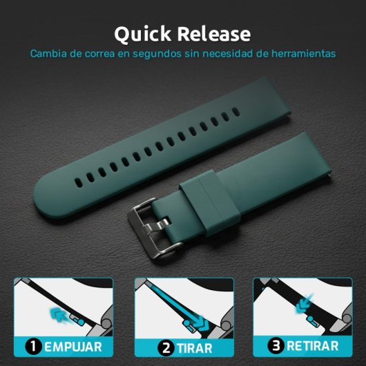 Kit de bracelet pour montre connectée Nilait Strap Pack Color 20 mm