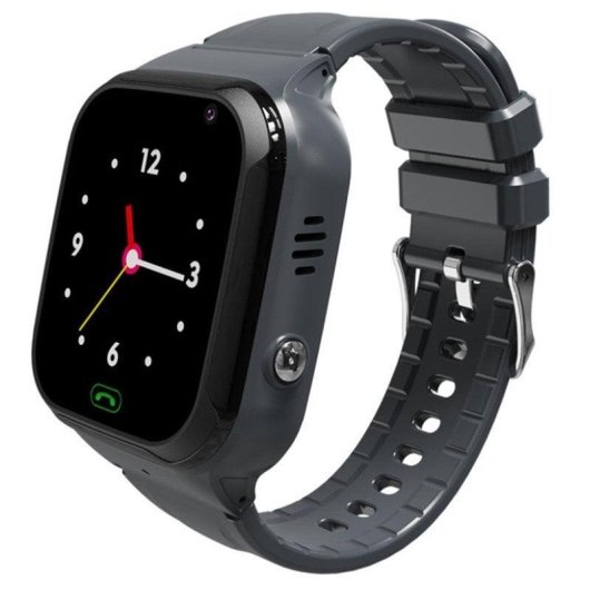 Nilait Kids Watch Safe GPS Smartwatch Infantil 4G con Videollamadas, Llamadas y Botón SOS Negro