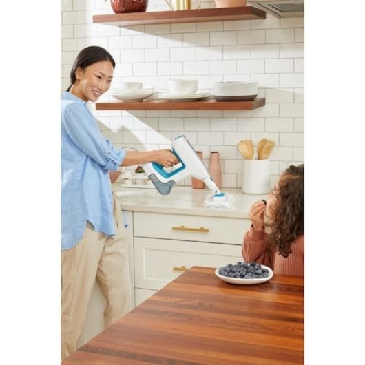 Nettoyeur vapeur Black & Decker BHSM15FX08-QS 1500W 0,5L câble 6m blanc