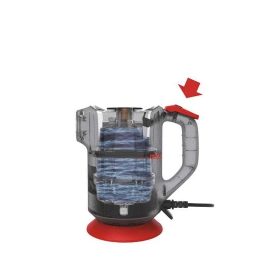 Limpiador a vapor HOOVER Steam Capsule Express SGE1000 011 portátil 0,37 L Titanium