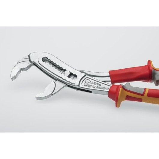 Alicate machihembrado NWS ClassicPlus VDE aço 240 mm ergonómico laranja/vermelho