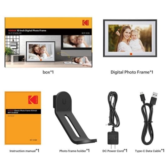 Moldura Digital Kodak RCF-1018 10.1