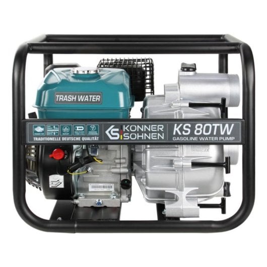 Wasserpumpe Könner & Söhnen KS 80TW Benzin 105 bar 66000 l/h Außenbereich