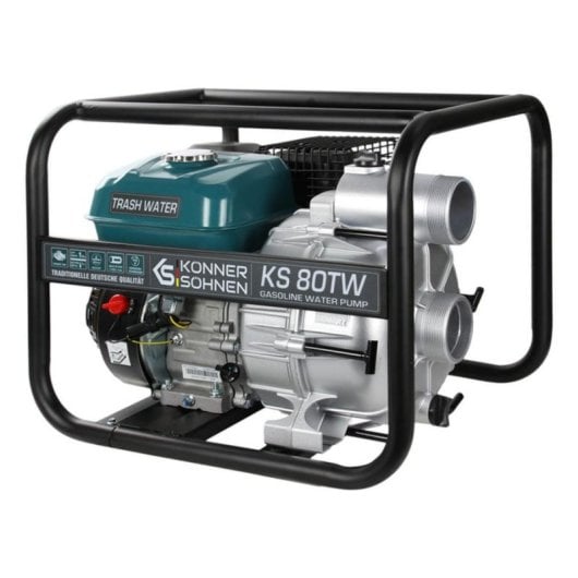 Wasserpumpe Könner & Söhnen KS 80TW Benzin 105 bar 66000 l/h Außenbereich