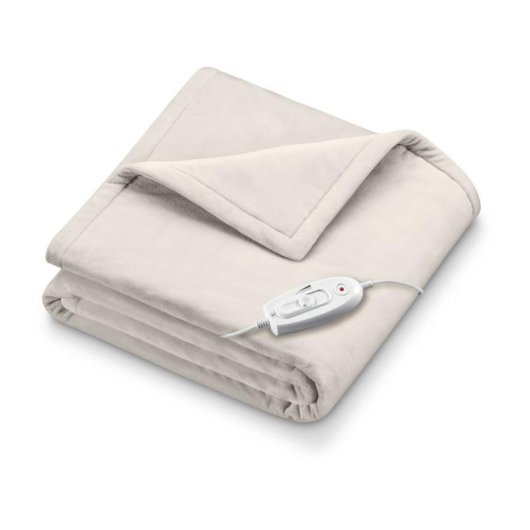 Couverture électrique Beurer SHD 70 100W beige 1800x1300mm arrêt auto 6 niveaux