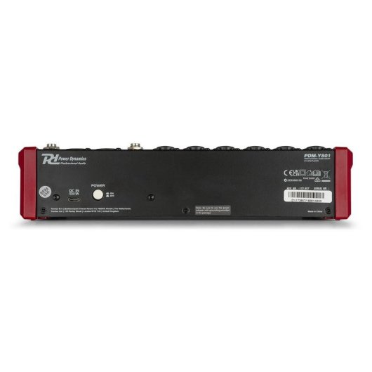 Mezclador de audio Power Dynamics PDM-Y801 8 canales Bluetooth pantalla EQ