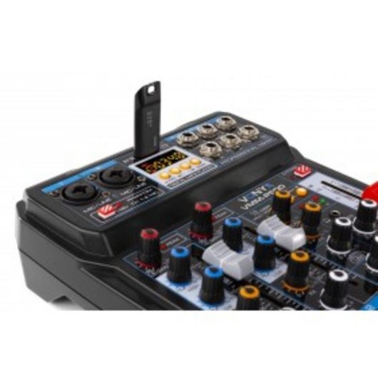 Mezclador de audio Vonyx VMM-P500 4 canales USB efectos DSP compacto