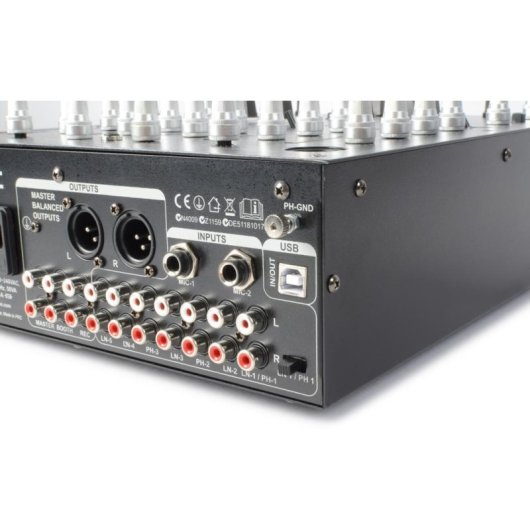 Mezclador de audio Vonyx STM-7010 4 canales negro profesional