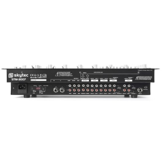 Mezclador de audio Vonyx Skytec STM-3007 Bluetooth 8 canales SD USB