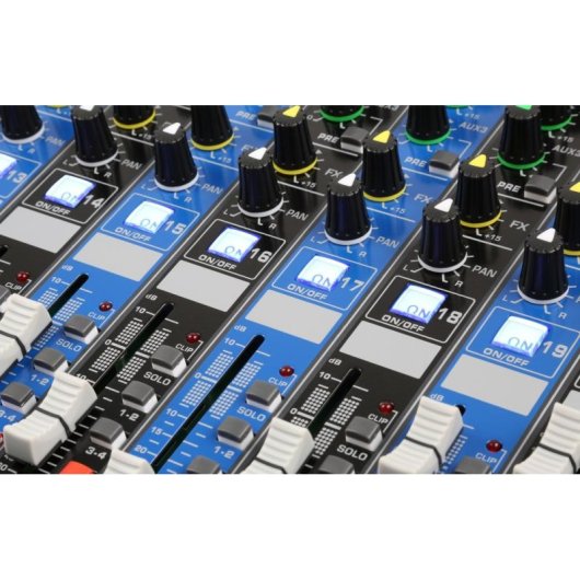 Mezclador de audio Power Dynamics PDM-S2004 20 canales doble uso profesional
