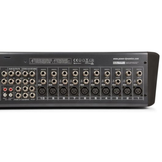 Mezclador de audio Power Dynamics PDM-S2004 20 canales doble uso profesional