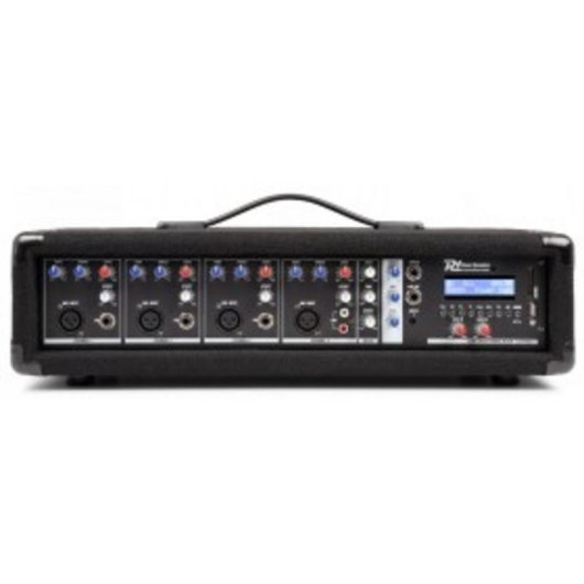 Mezclador Power Dynamics PDM-C804A 4 canales con amplificador y ecualizador