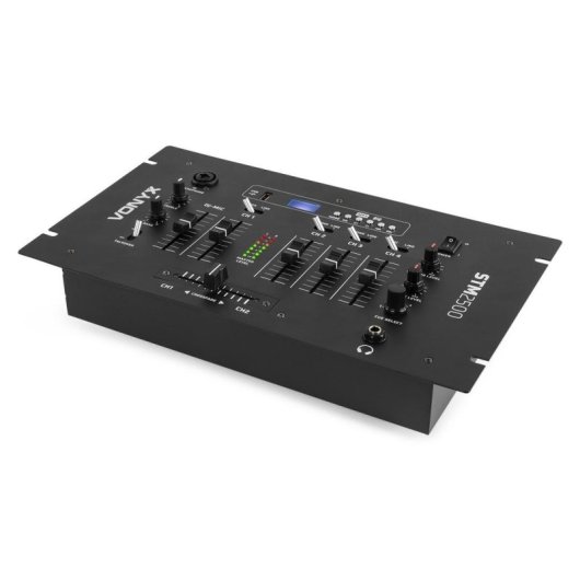 Mezclador de audio Vonyx STM2500 5 canales USB Bluetooth negro