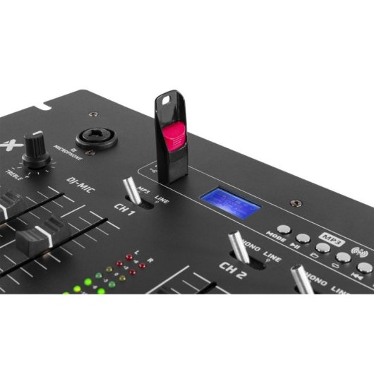 Mezclador de audio Vonyx STM2500 5 canales USB Bluetooth negro