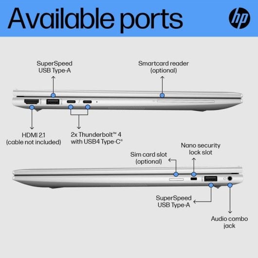 Portátil HP EliteBook 840 G10 14" Intel Core i5-1335U 8GB 256GB SSD Iris Xe Windows 11 Pro