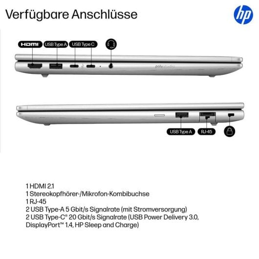 Laptop HP ProBook 4 G1i 14" Intel Core Ultra 7 24GB 512GB SSD Intel Graphics Windows 11 Pro