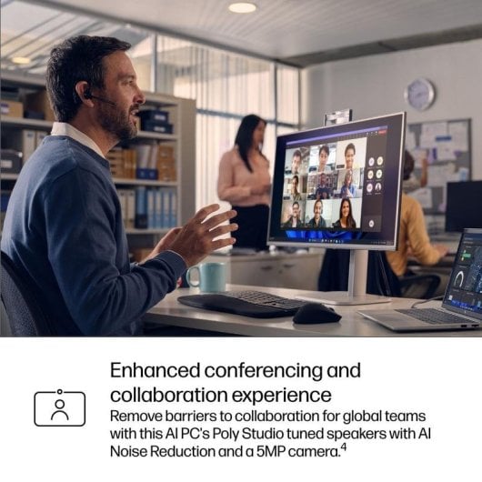 HP EliteBook 6 G1i Laptop 13,3" Intel Core Ultra 5 225U 16 GB Intel Grafik 512 GB SSD Windows 11 Pro Tastatur mit Hintergrundbeleuchtung