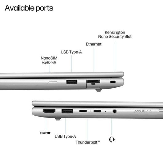Laptop HP EliteBook 6 G1i 14" Intel Core Ultra 7 255U 32GB 1TB SSD Intel Graphics Windows 11 Pro