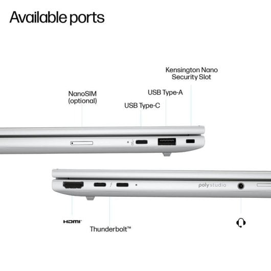 Laptop HP EliteBook 8 G1a 14" AMD Ryzen AI 5 32GB 512GB SSD Radeon 840M Windows 11 Pro
