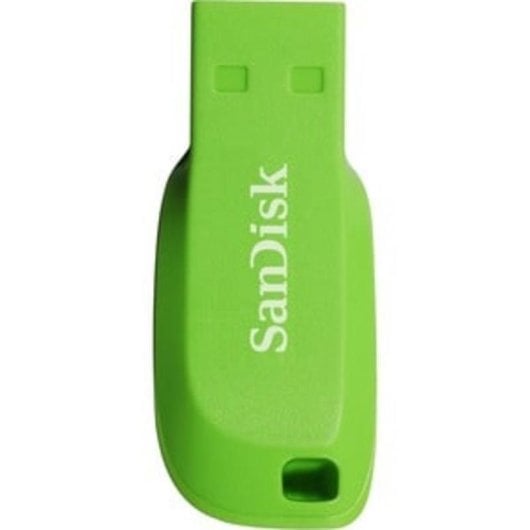 Pen USB SanDisk Cruzer Blade 16GB verde USB 2.0 capless leve